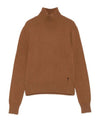 AMI Chainstitch Heart Logo Cashmere Turtleneck Sweater 151054636 [P]