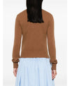 AMI Chainstitch Heart Logo Cashmere Turtleneck Sweater 151054636 [P]