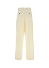 AMI Wollweite Hose 25FW IVORY 151054954 [P]