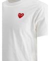 Comme Des Garcons Red Heart Patch Short Sleeve T-Shirt AX T108 051 2 151055091 [P]