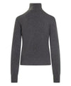 AMI Kettstich Herz Logo Kaschmir Rollkragenpullover 151055122 [P]
