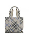 Burberry Small Check Knit Tote Bag 8104034 151055364 [P]