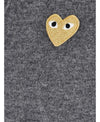 COMME DES GARCONS Goldherz Wappen Wollcardigan AX N050 051 3 151055393 [P]