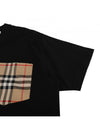 Burberry Checked Pocket Cotton T-Shirt 8103970 151055392 [P]