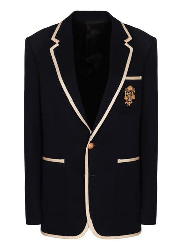 Celine DIAGONAL Wool Classic Jacket 151055565