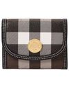 BURBERRY Gerolltes Halbrund Geldbörse mit Klappe 8072669 151055636 [P]