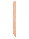 Burberry Skinny Checked Silk Scarf Check 8083299 151055733 [P]