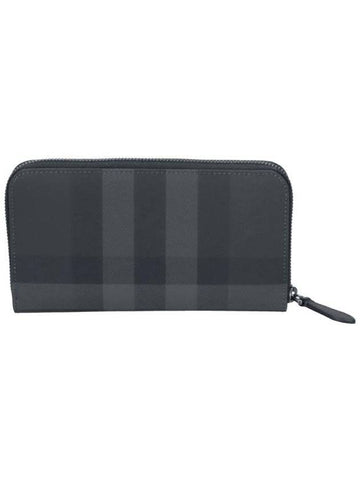 Burberry Check Leather Zipper Round Wallet 8070254 151055831