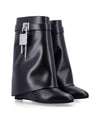 Givenchy Leather Shark Lock Ankle Boots 151056115 [P]