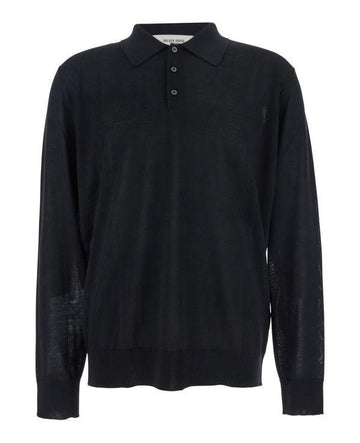 GOLDEN GOOSE Merino-Woll-Langarm-Polo-N strick GMP01353 P001041 90100 151056292