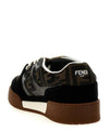 Fendi Match Suede Low-Top Sneakers 151056425 [P]