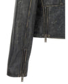 Golden Goose Leather Biker Jacket 151056460 [P]
