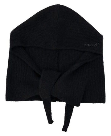 Ganni Black Soft Wool Balaclava 151056821