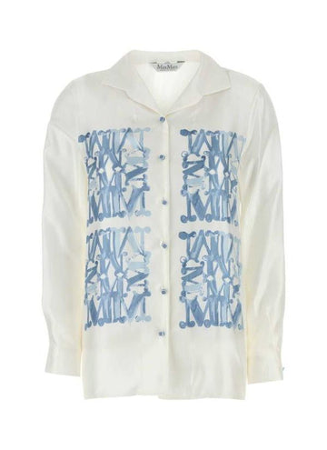 MAXMARA シルクシャツ 21116061600 001 151061327