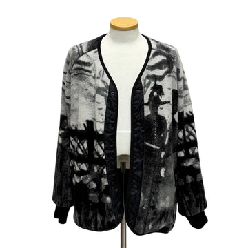 Dior Peter Doig Wool Waist Jacket Button-Down Fleece Jacket (100) 151061521