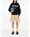 MSGM ブラッシュド ロゴ フーディ Tシャツ 151062092 [P]