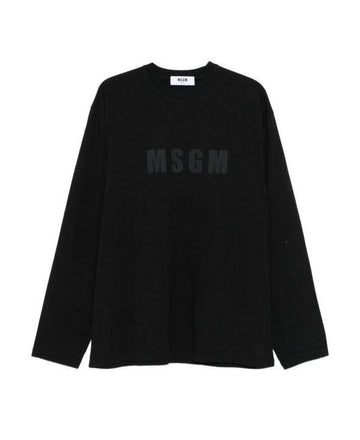 MSGM Logo Langarm-T-Shirt 25FW 151062166