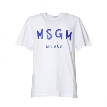MSGM Brushed Logo Short Sleeve T-Shirt 151062185