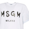 MSGM Brushed Logo Short Sleeve T-Shirt 151062213 [P]
