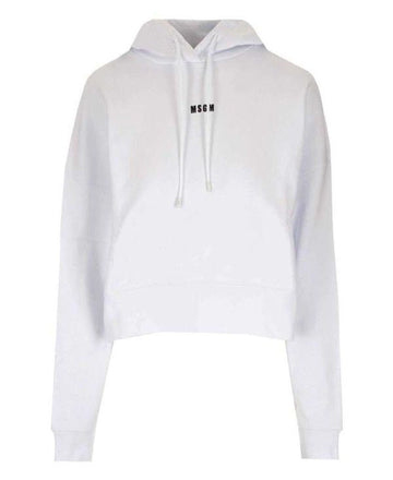 MSGM Micro Logo Cropped Hoodie 151062380