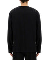 MSGM Brushed Logo Long Sleeve T-Shirt 151062464 [P]