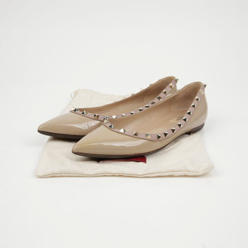 Valentino Rockstud Flat Shoes 39.5 150912080