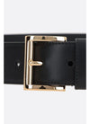 PRADA トライアングルロゴレザーベルト 151072222 [P]