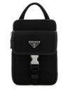 Prada Nylon and Saffiano Leather Smartphone Case 151072336 [P]