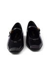 Prada Brushed Leather Mary Jane Ballerina 151072367 [P]