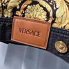 VERSACE Barockmuster Oversized Schwarze Denimjacke 151101039 [P]