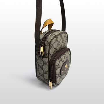 GUCCI Beige Neopren Vintage GG Supreme Canvas Messenger Bag 658556 151101483