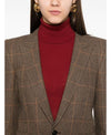 SAINT LAURENT チェックウールカシミヤブレザー 151102410 [P]