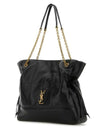 SAINT LAURENT Tote Bag aus Lammleder 809824 AAB32 1000 151102951 [P]