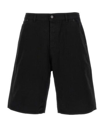 Saint Laurent Cotton Twill Baggy Bermuda Shorts 151103009