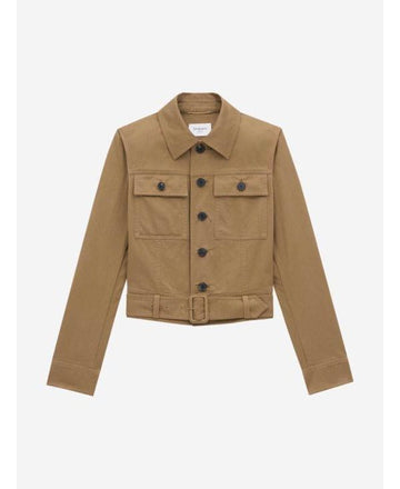 SAINT LAURENT Baumwolle Surge Cropped Jacke 2100 151103054