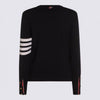 Thom Browne Wool Milano Stitch Classic 4-Bar Pullover Knit 151103073 [P]
