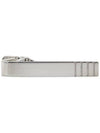 Thom Browne Silver 4-Bar Stripe Long Tie 151103300 [P]