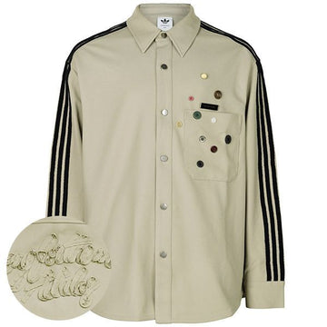 ADIDAS Shirt in Stein-Khaki 25FW 151104303