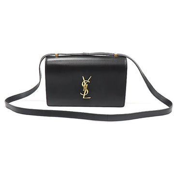 SAINT LAURENT Dylan Accordion Flap Medium Schultertasche in Schwarz mit Goldakzenten 601312 151106325