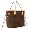 Louis Vuitton Neverfull MM Tote and Shoulder Bag Beige M46975 100775425 [P]