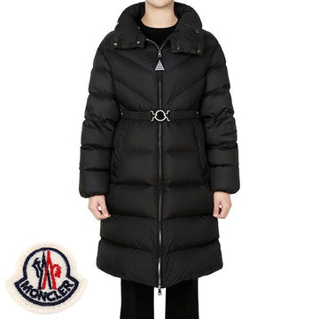 MONCLER schwarze Broke Gänsedaunen Langjacke 54AQE 999 148522719