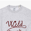 WILD DONKEY チェーンロゴヘザーグレー ユニセックススウェット 151112681 [P]