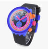 SWATCH NEON PARTY TO THE MAX Herren-Urethan-Uhr 146946211 [P]