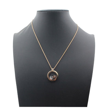 Chopard Moving Diamond Moon Star Charm 750 Yellow Gold Necklace 151143662