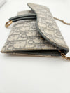 Dior Oblique Saddle WOC Gray 151153783 [P]