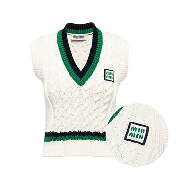 Burberry Cropped Wool Knit Vest 149338921