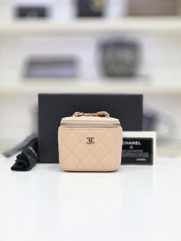 CHANEL Caviar Vanity Mini Chain Crossbody Bag 31er AP1340 151165310