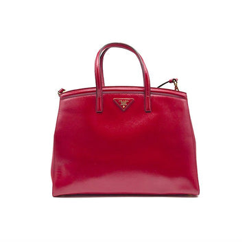Prada Saffiano Vernice Tote and Shoulder Bag (BN2535) L182585 151165341