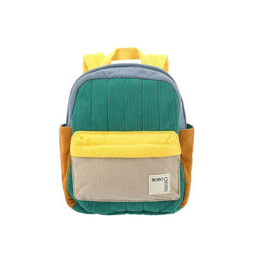 Bobo Choses Color Block Padded Corduroy Backpack 146710153