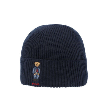 Polo Ralph Lauren Solid Denim Bear Knit Beanie PC1463-433 149323695